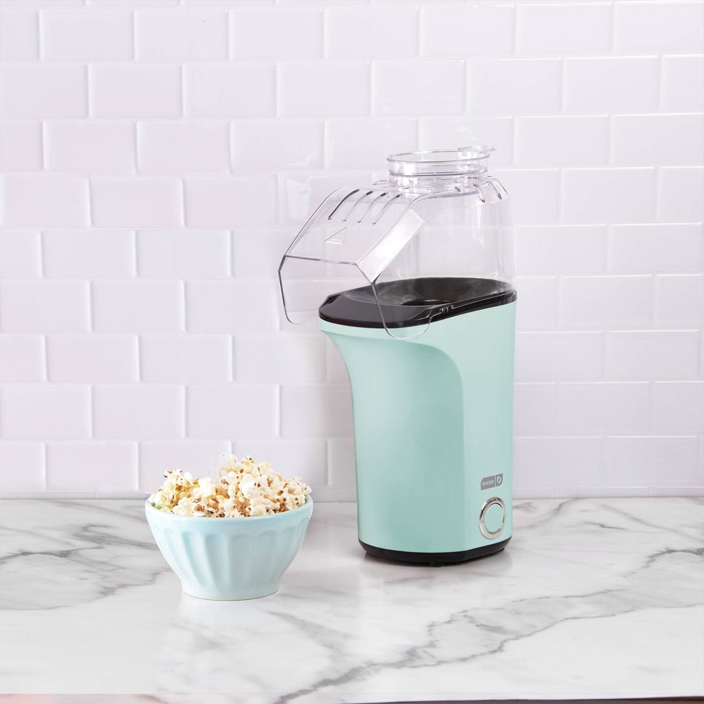 slide 3 of 4, Dash 16 Cup Electric Popcorn Maker - Aqua, 1 ct