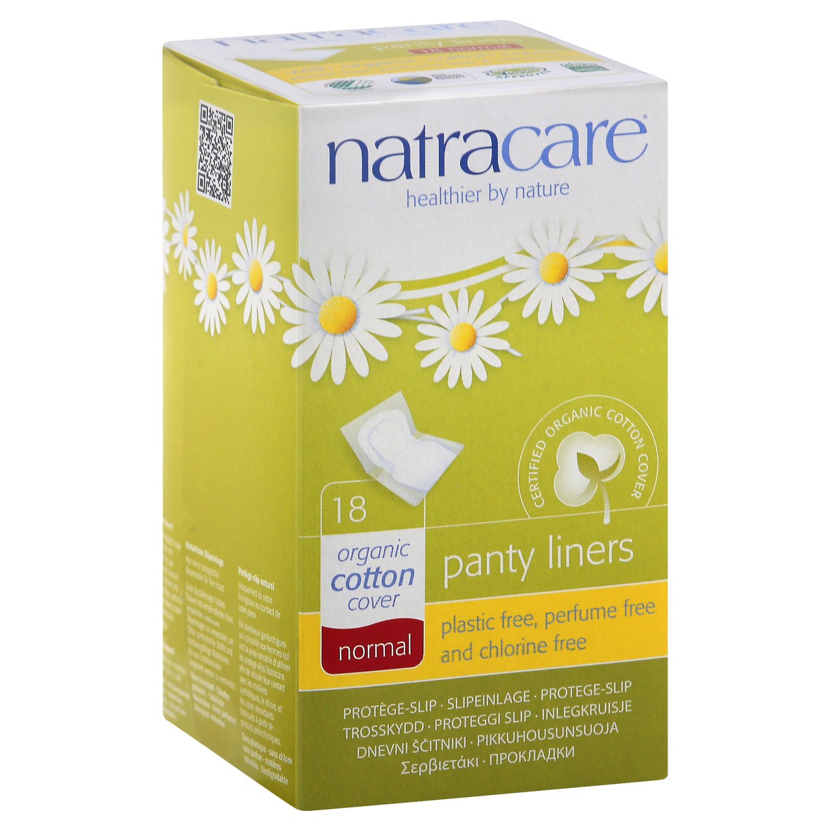 slide 2 of 9, Natracare Wrapped Panty Liners, 18 ct