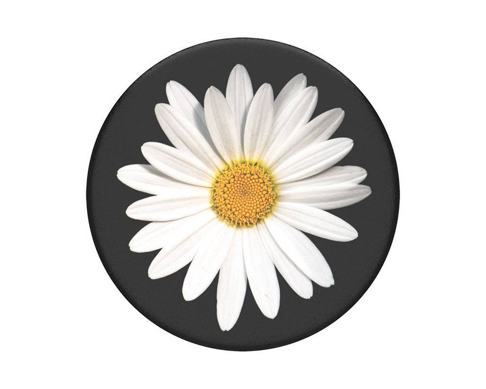 slide 2 of 3, PopSockets PopGrip Cell Phone Grip & Stand - White Daisy, 1 ct