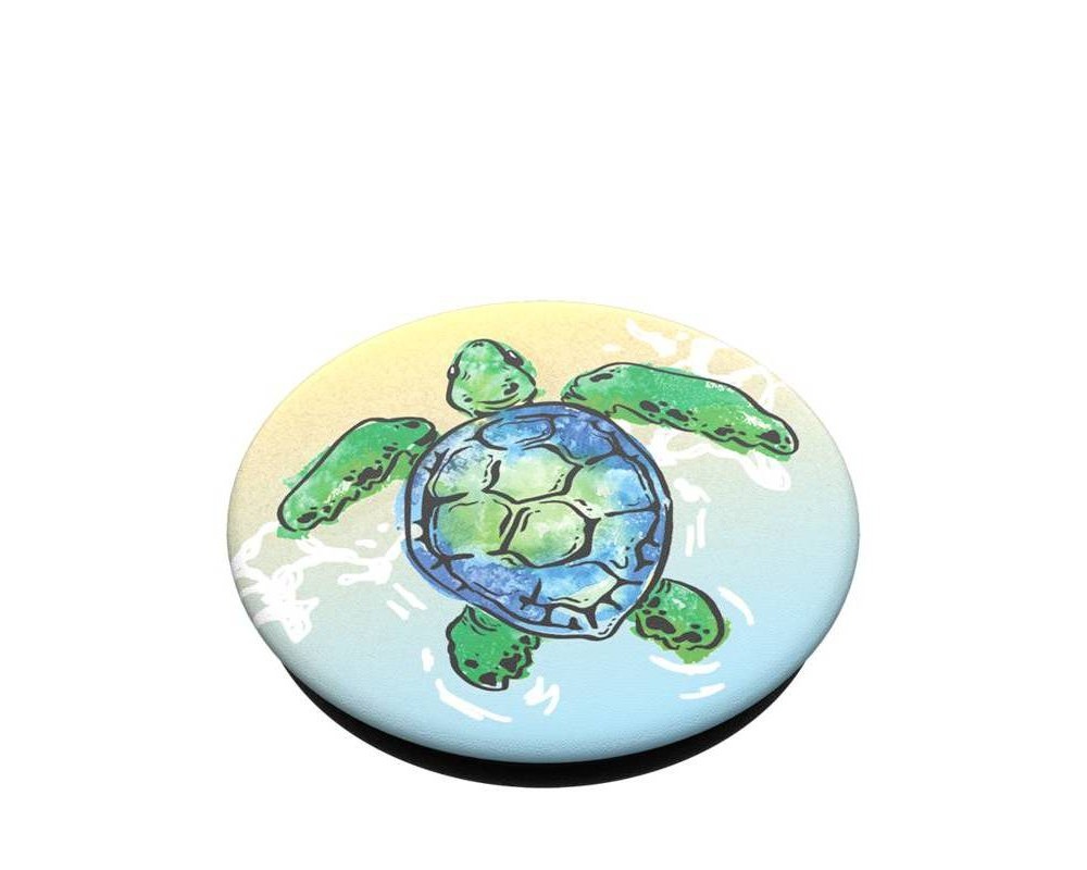 slide 2 of 3, PopSockets PopGrip Animal Friend Cell Phone Grip & Stand - Tortuga, 1 ct