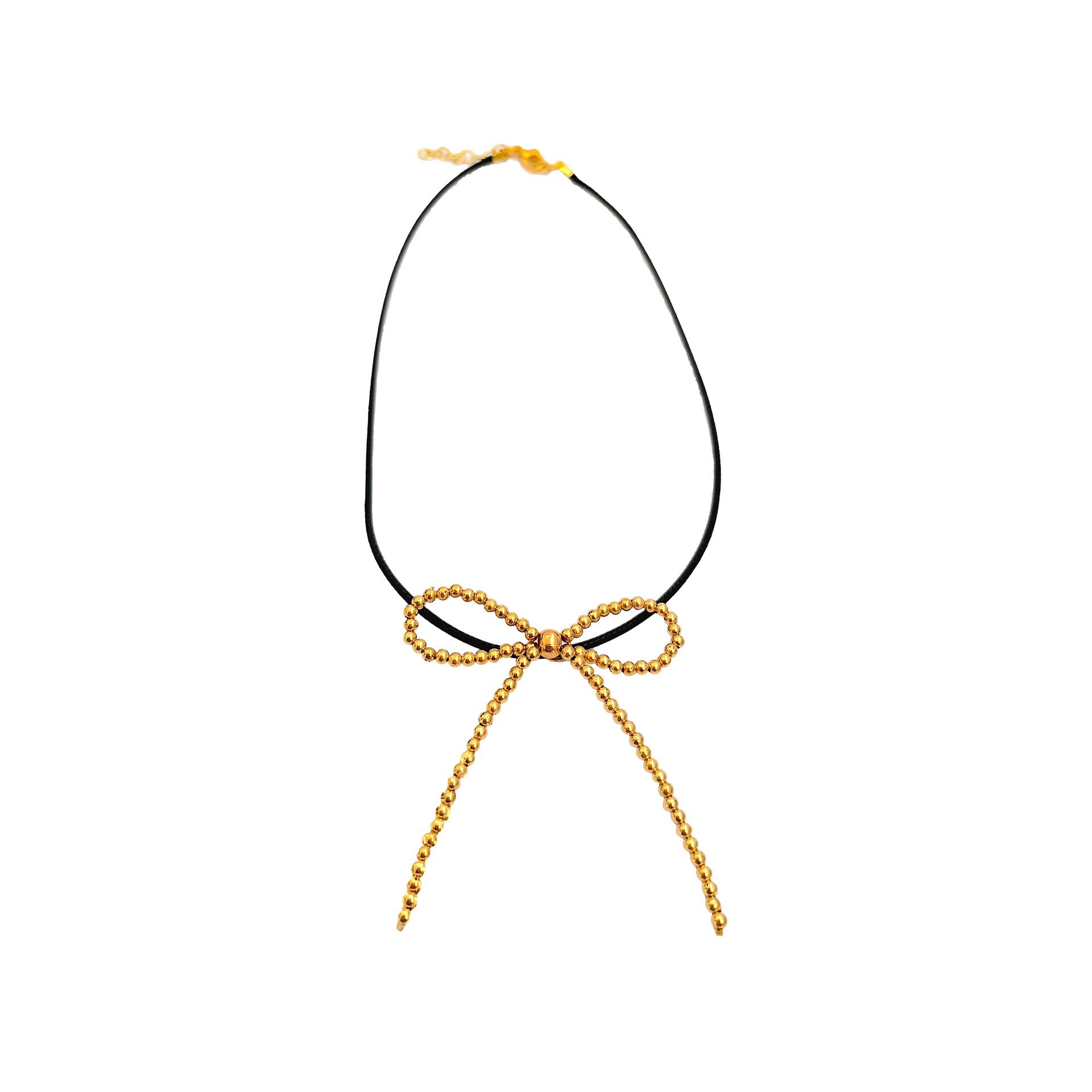 slide 2 of 3, Blue Moon Studio Gold-Colored Beaded Bow Charms, 2ct., 2 ct