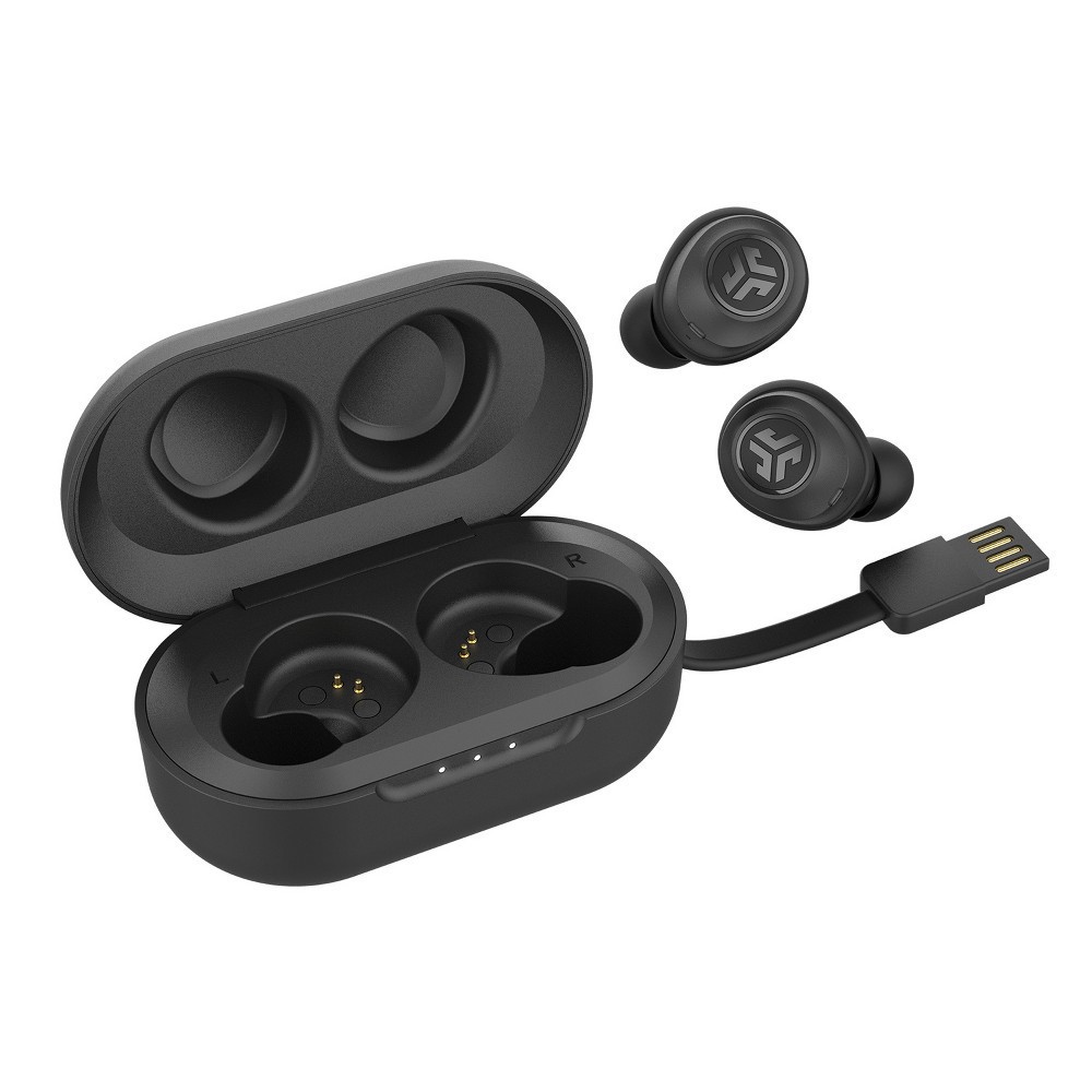 slide 6 of 14, JLab JBuds Air True Wireless Bluetooth Signature Earbuds - Black, 1 ct