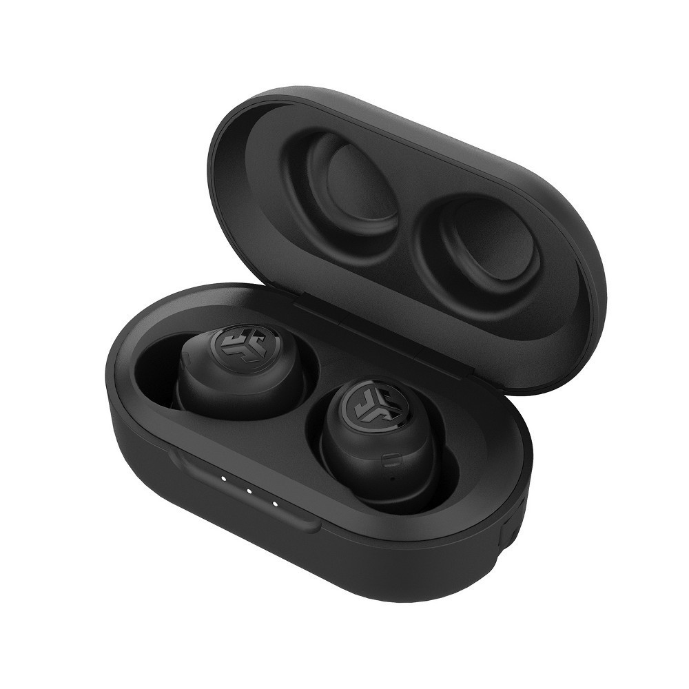 slide 9 of 14, JLab JBuds Air True Wireless Bluetooth Signature Earbuds - Black, 1 ct