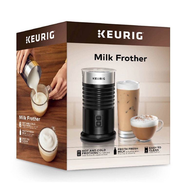 slide 6 of 6, Keurig Standalone Frother - Black, 1 ct