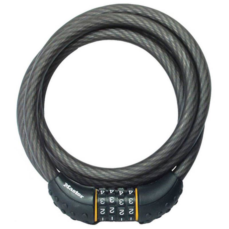 slide 1 of 4, Master Lock 6' X 1/2" Re settable Combo Cable, 1 ct