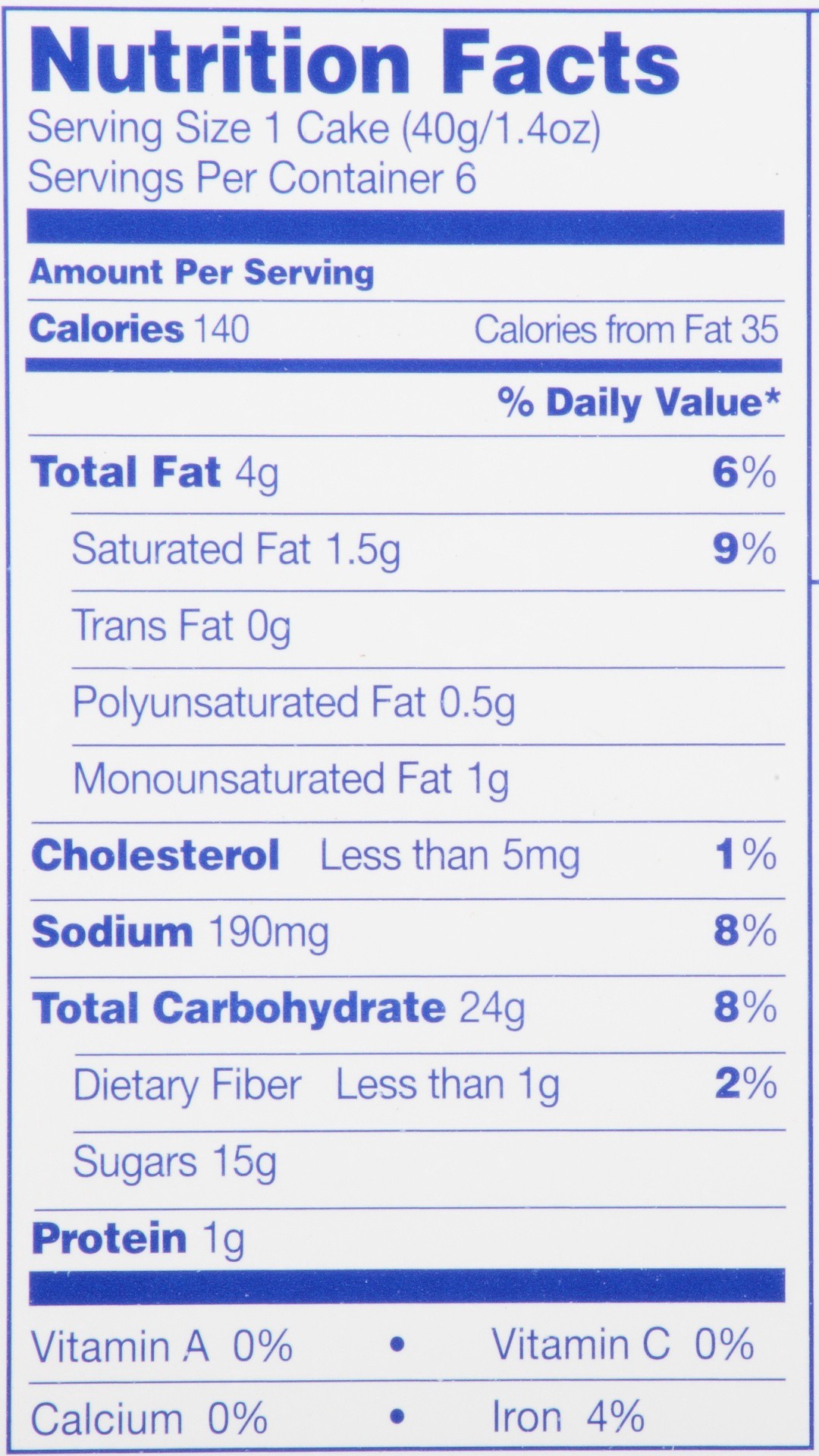 slide 7 of 8, Mrs. Freshley's Cakes 6 - 1.4 oz ea, 6 ct