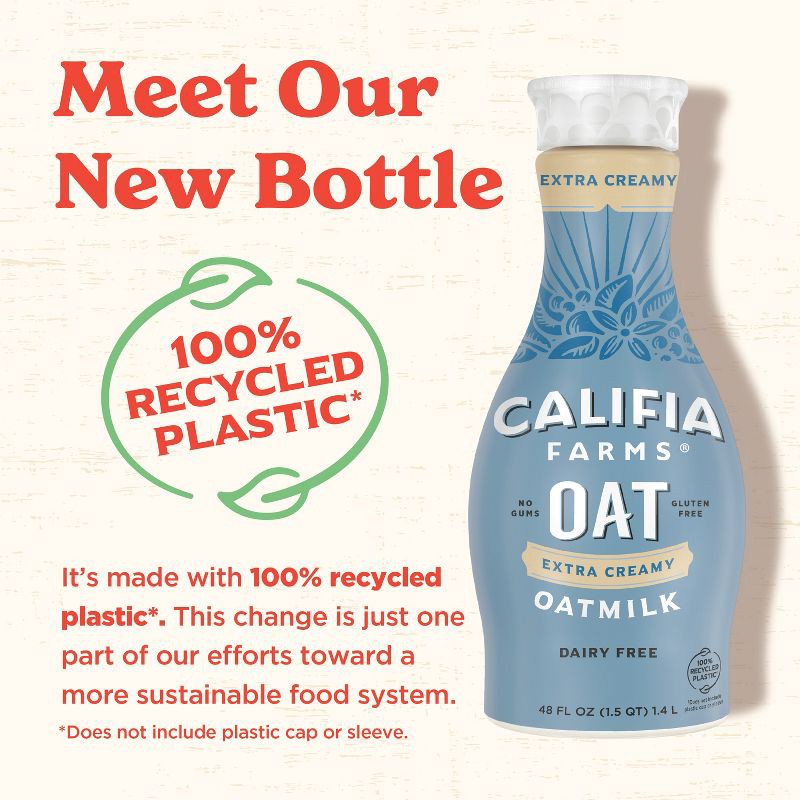 slide 2 of 6, Califia Farms Extra Creamy Oat Milk - 48 fl oz, 48 fl oz