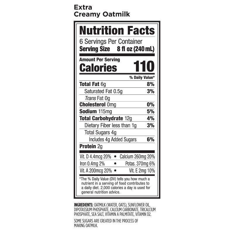 slide 2 of 9, Califia Farms Extra Creamy Oat Milk - 48 fl oz, 48 fl oz