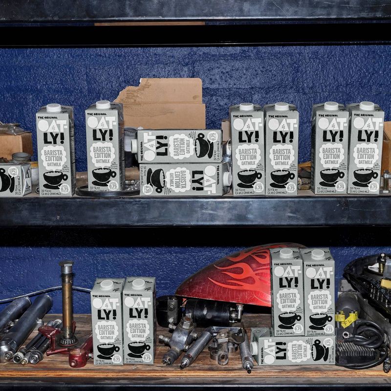 slide 10 of 11, Oatly Oatmilk Barista Edition Non-Dairy Milk - 32 fl oz, 32 fl oz