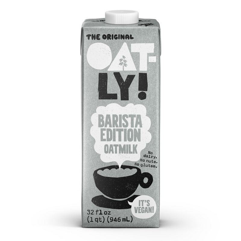 slide 1 of 11, Oatly Oatmilk Barista Edition Non-Dairy Milk - 32 fl oz, 32 fl oz