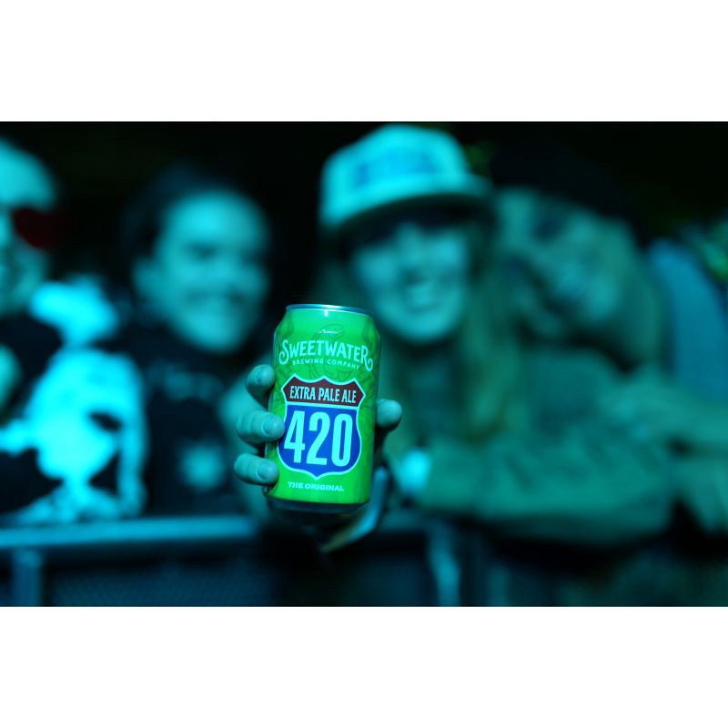 slide 6 of 10, SweetWater Brewing Company SweetWater 420 Pale Ale Beer - 12pk/12 fl oz Cans, 12 ct; 12 fl oz