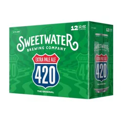SweetWater Brewing Company SweetWater 420 Pale Ale Beer - 12pk/12 fl oz Cans