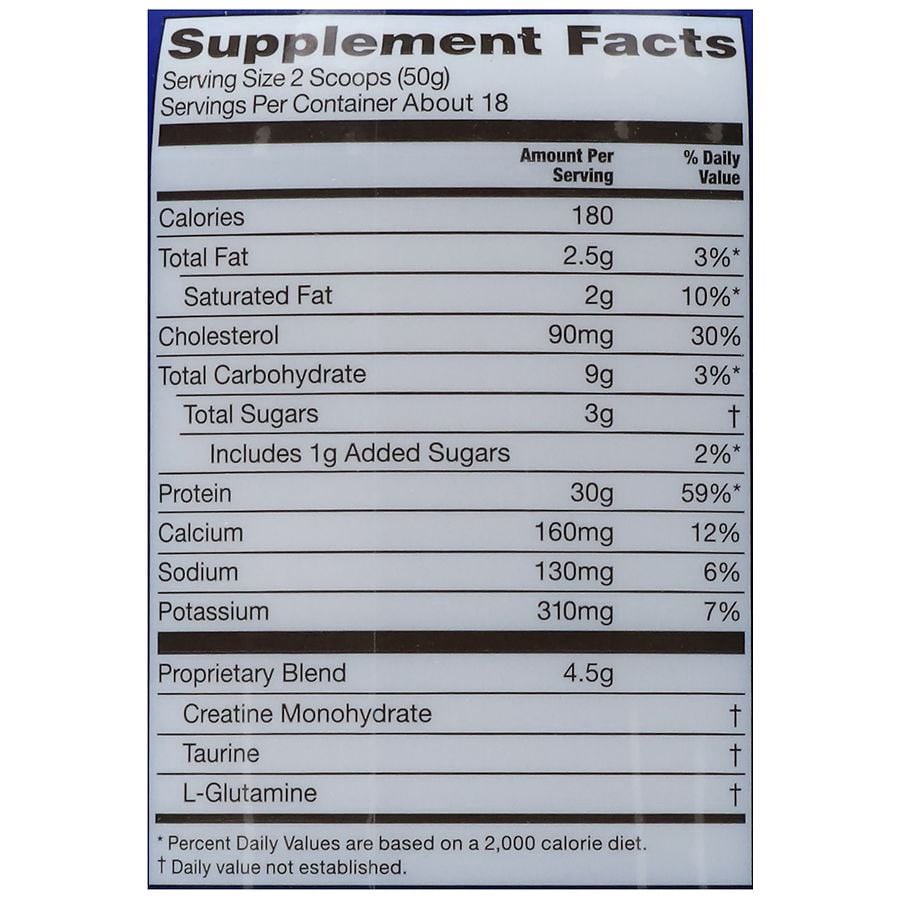 slide 5 of 5, Walgreens Whey Protein Powder, Chocolate, 32 oz