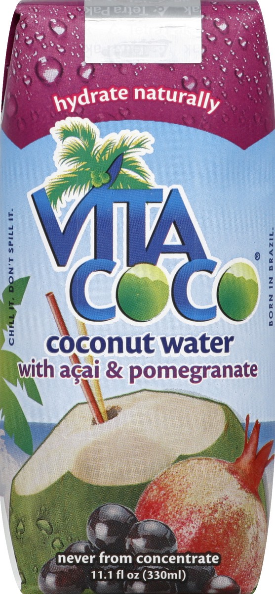 slide 4 of 4, Vita Coco Acai Pomegranate Coconut Water - 330 ml, 330 ml