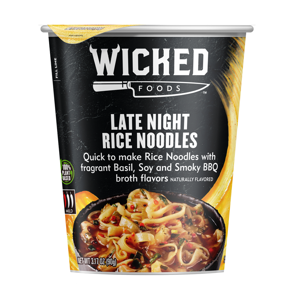 slide 1 of 1, Wicked Kitchen Foods Late Night Rice Noodles, 3.17 oz