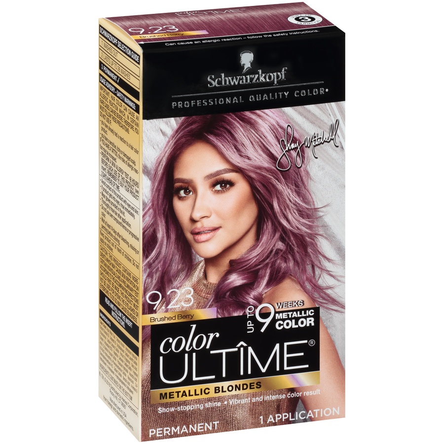 slide 2 of 7, Schwarzkopf Color Ultime Brushed Berry 9.23 Hair Color, 1 ct