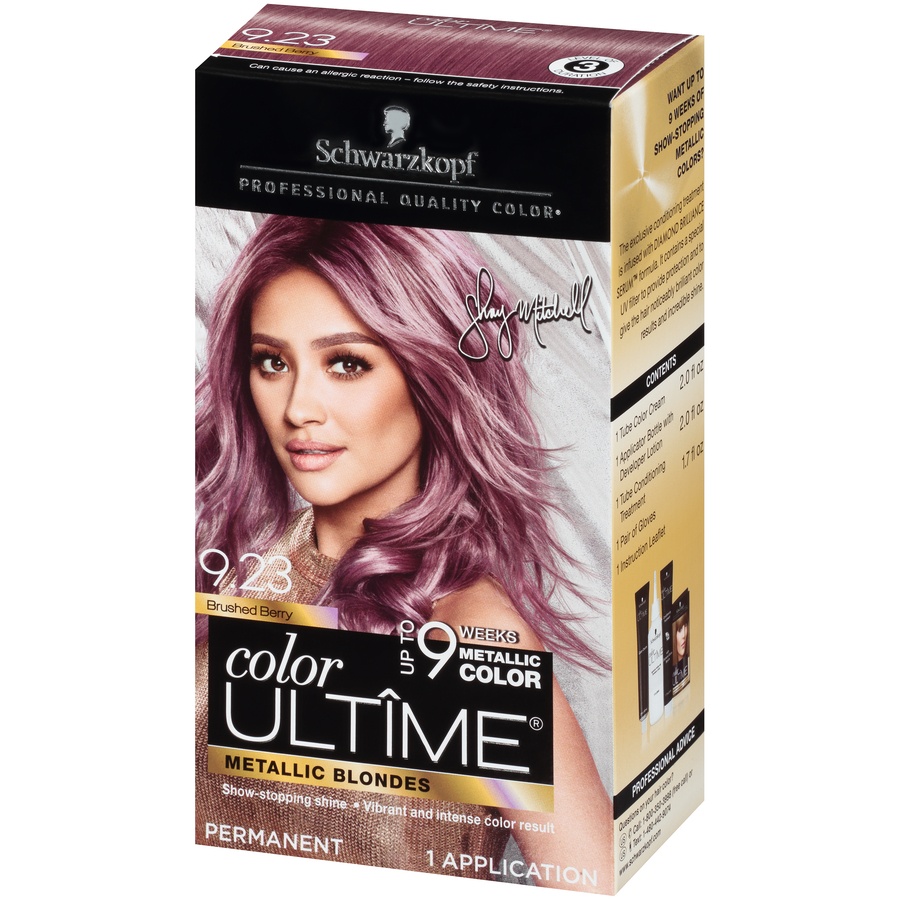 slide 3 of 7, Schwarzkopf Color Ultime Brushed Berry 9.23 Hair Color, 1 ct