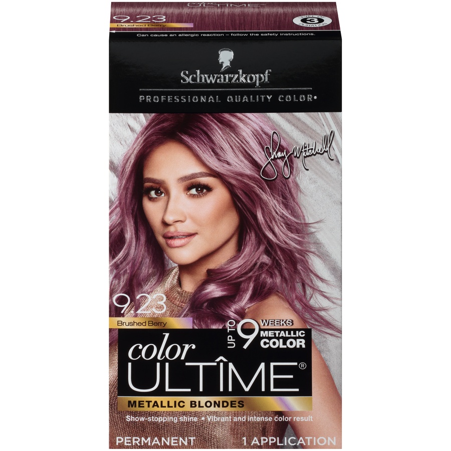 slide 1 of 7, Schwarzkopf Color Ultime Brushed Berry 9.23 Hair Color, 1 ct