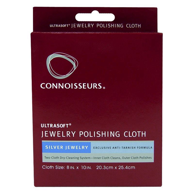 slide 3 of 3, Connoisseurs Silver Jewelry Polishing Cloth, One Size