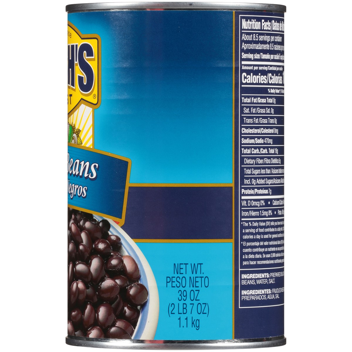 slide 6 of 7, Bush's Best Bush's Black Beans 39 oz, 39 oz