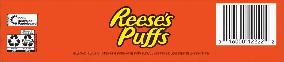 slide 6 of 13, Reese's Puffs, Chocolatey Peanut Butter Cereal, 11.5 OZ Box, 11.5 oz