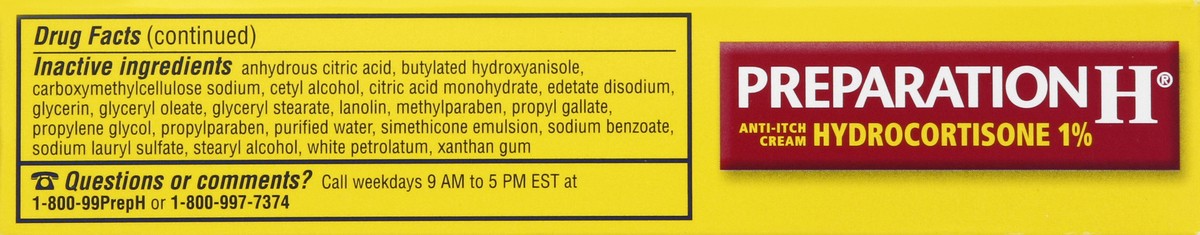 slide 5 of 5, Preparation H Anti-Itch Cream 0.9 oz, 0.9 oz