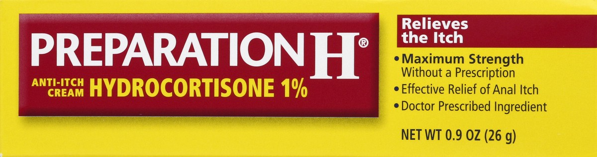 slide 2 of 5, Preparation H Anti-Itch Cream 0.9 oz, 0.9 oz