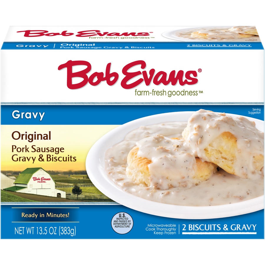 slide 1 of 8, Bob Evans Sausage Gravy & Biscuits, 13.52 oz