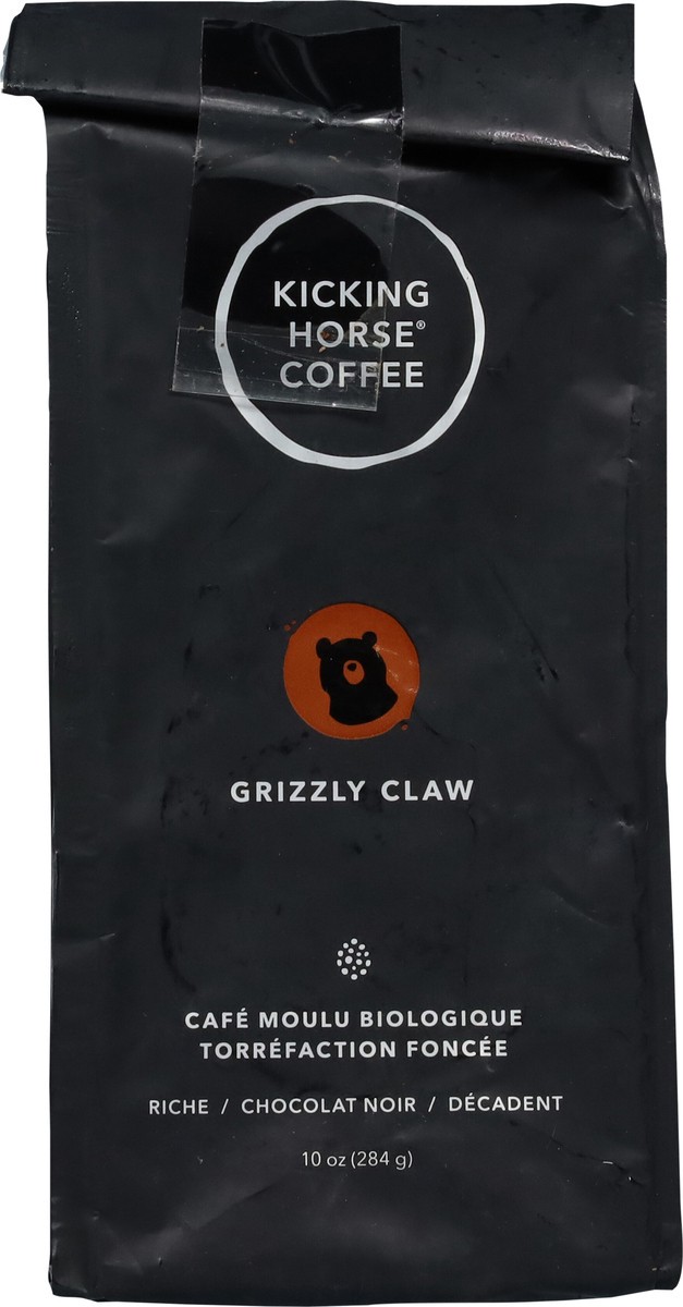 slide 3 of 12, Kicking Horse Coffee Organic Dark Roast Ground Grizzly Claw Coffee 10 oz, 10 oz