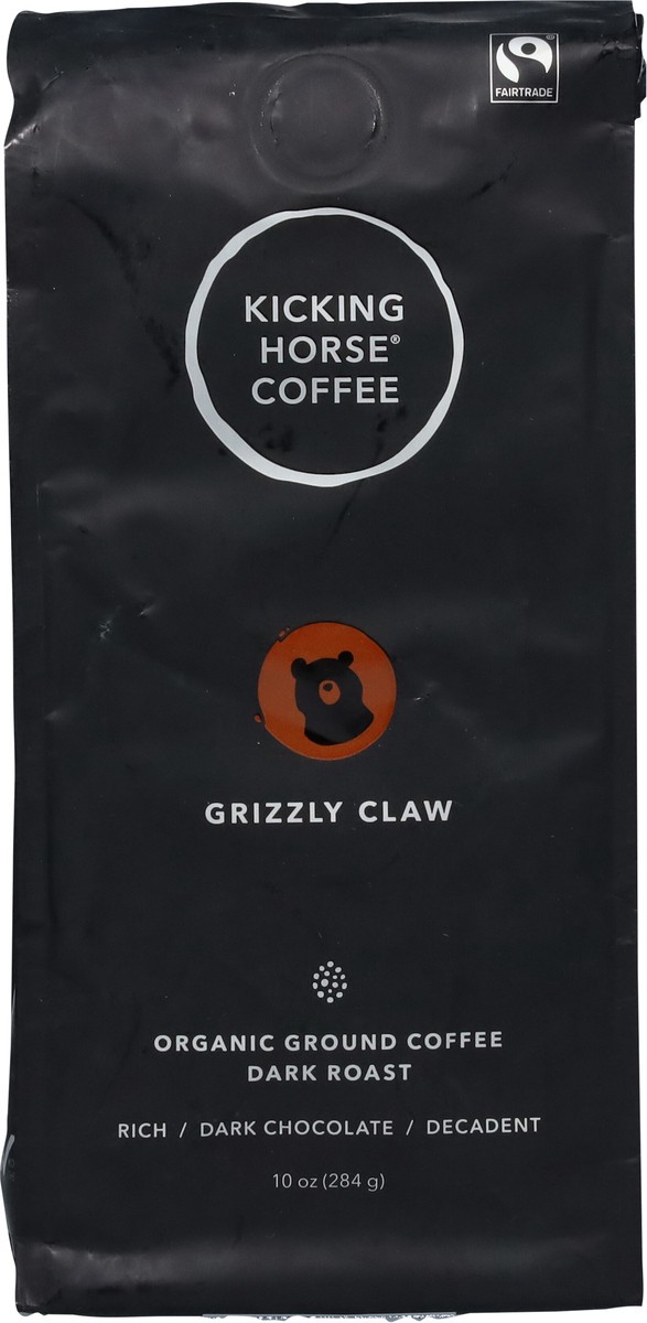 slide 8 of 12, Kicking Horse Coffee Organic Dark Roast Ground Grizzly Claw Coffee 10 oz, 10 oz