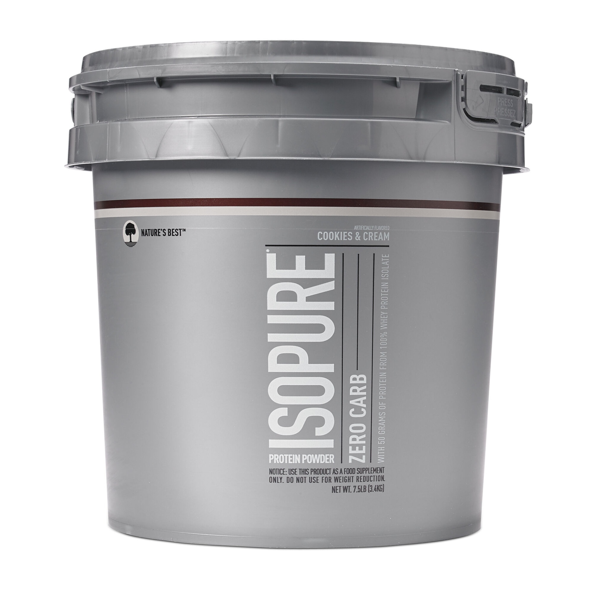 slide 1 of 1, Isopure Zero Carb - Cookies and Cream, 7.5 lb