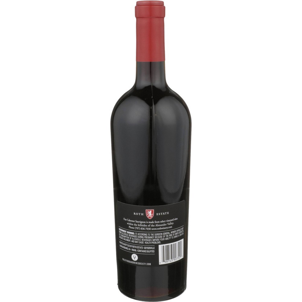 slide 3 of 3, Roth Estate Roth Cabernet Sauvignon, Alexander Valley, 750 ml