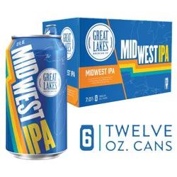 Great Lakes Brewing Co. Great Lakes American IPA Beer - 6pk/12 fl oz Cans