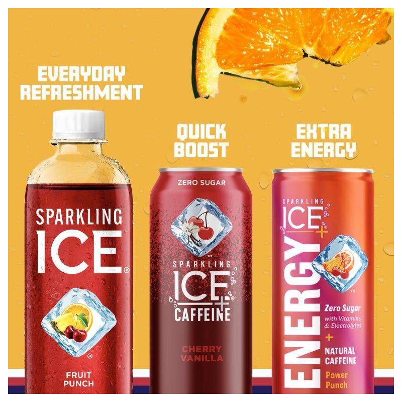 slide 6 of 6, Sparkling Ice Fruit Punch - 17 fl oz Bottle, 17 fl oz