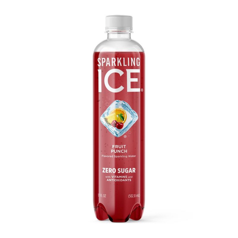 slide 1 of 6, Sparkling Ice Fruit Punch - 17 fl oz Bottle, 17 fl oz