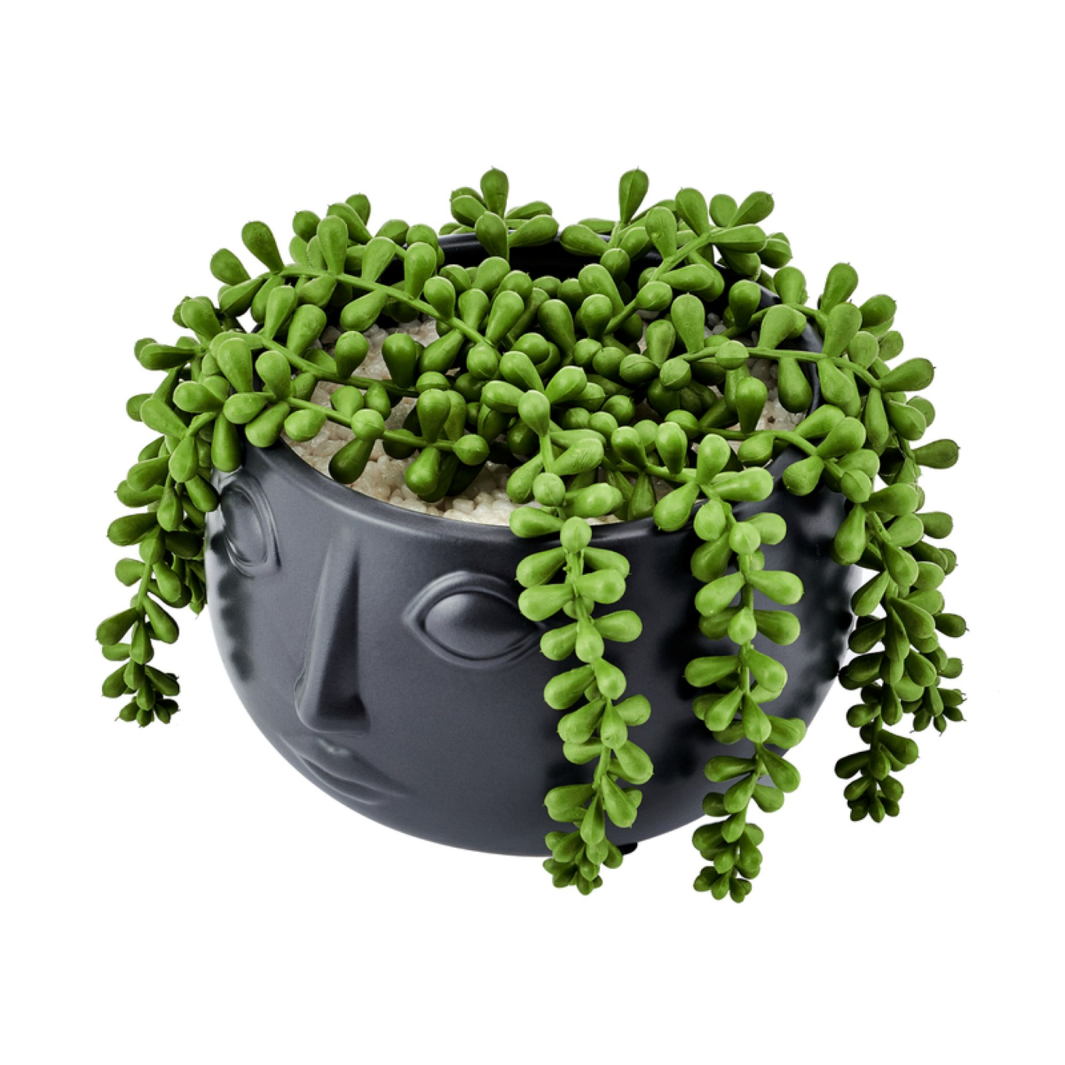 slide 1 of 2, Elements 5inch Pearl Succulent Polysilk Artificial Greenery, 1 ct