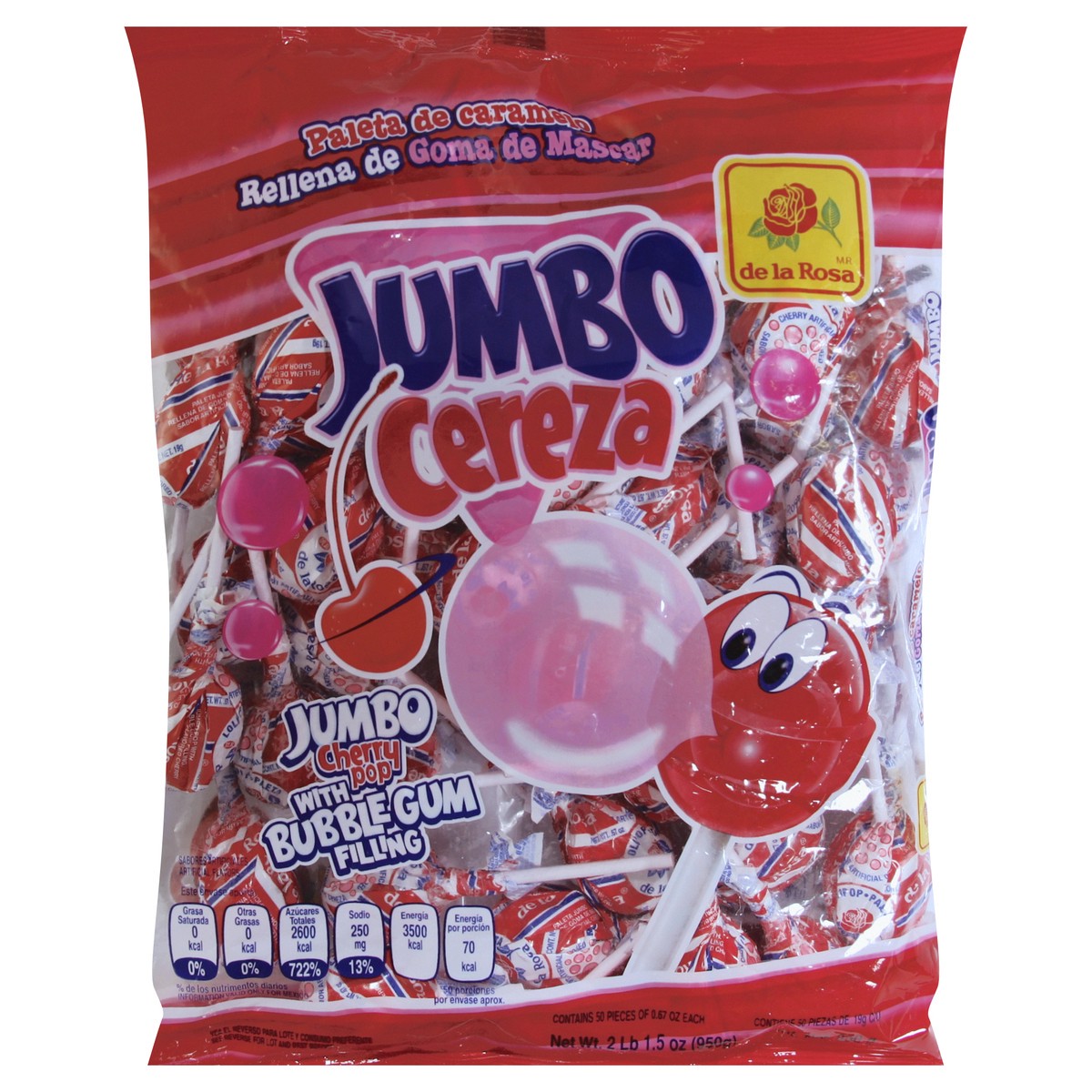 slide 3 of 8, De La Rosa Lollipop, 33.5 oz