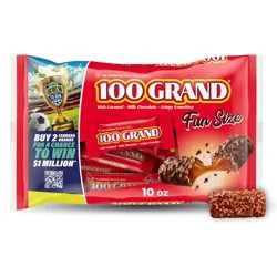 100 Grand Fun Size Chocolate Candy - 10oz