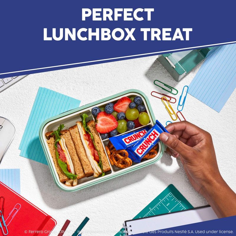 slide 7 of 10, Crunch Fun Size Chocolate Candy Bar - 10oz Bag, 10 oz