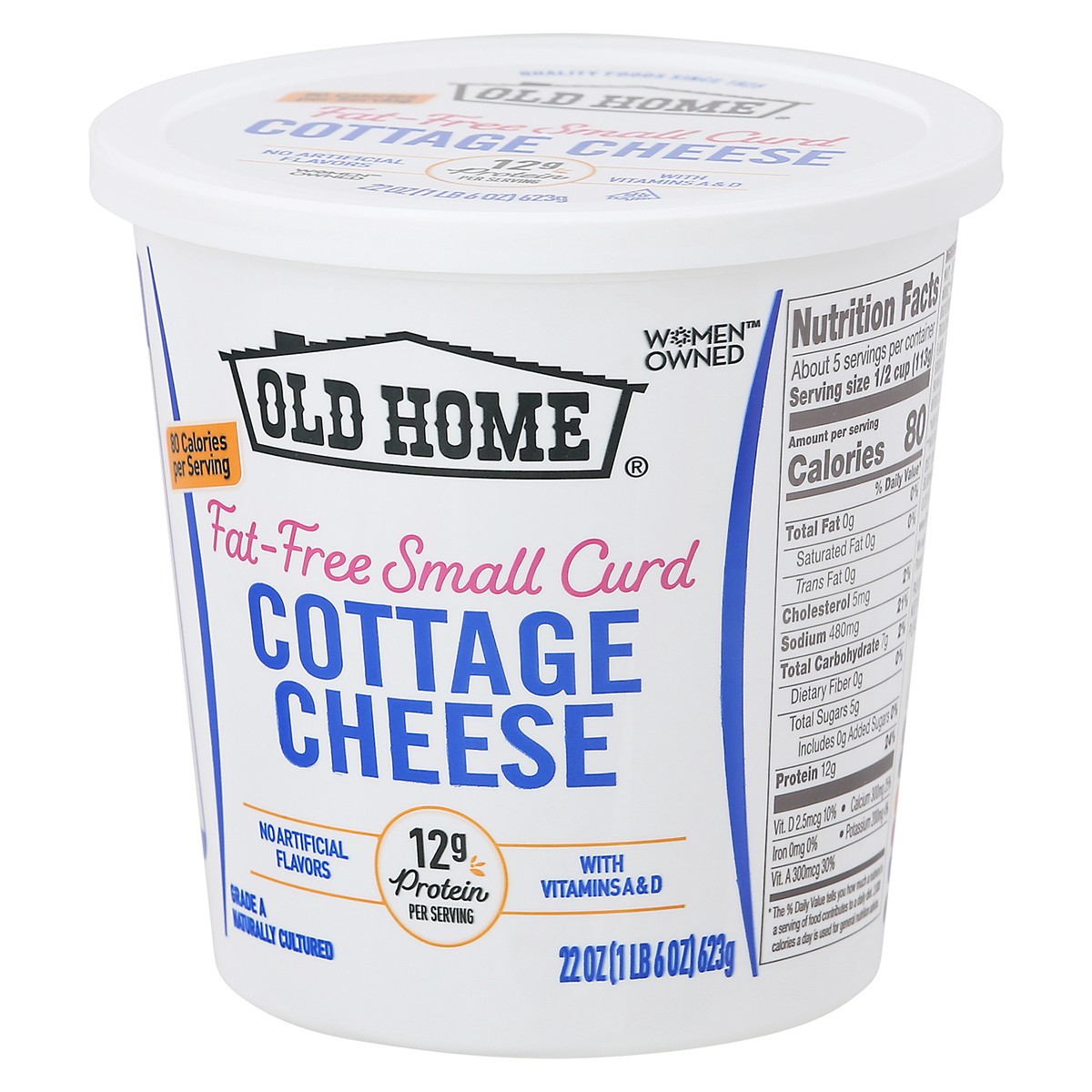 slide 3 of 9, Old Home Nonfat Cottage Cheese,