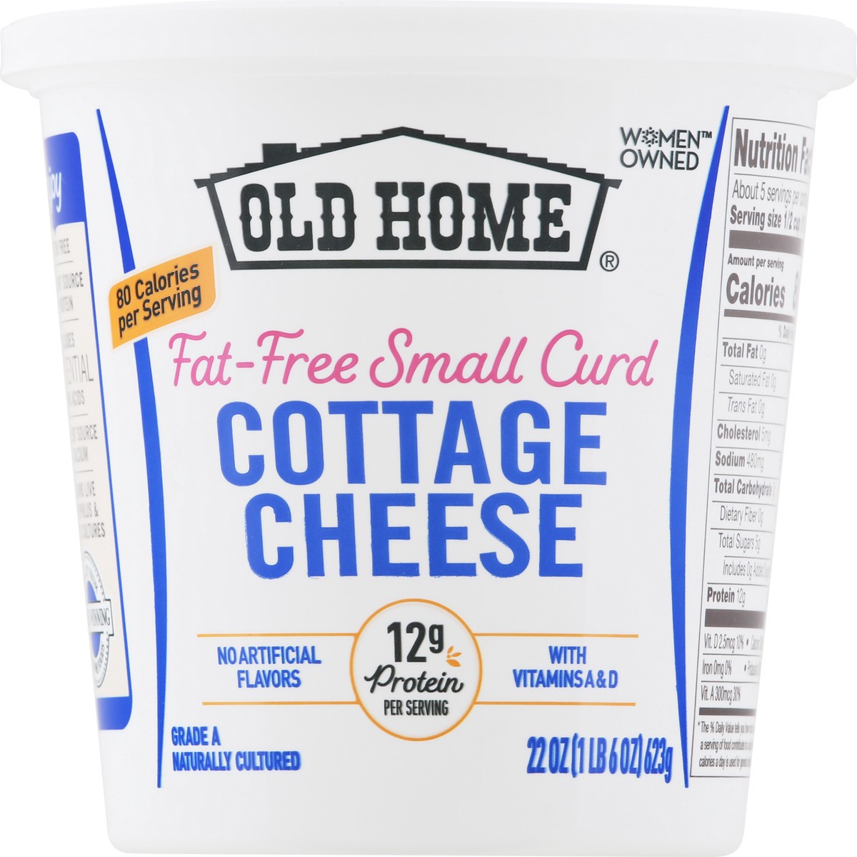 slide 7 of 9, Old Home Nonfat Cottage Cheese,