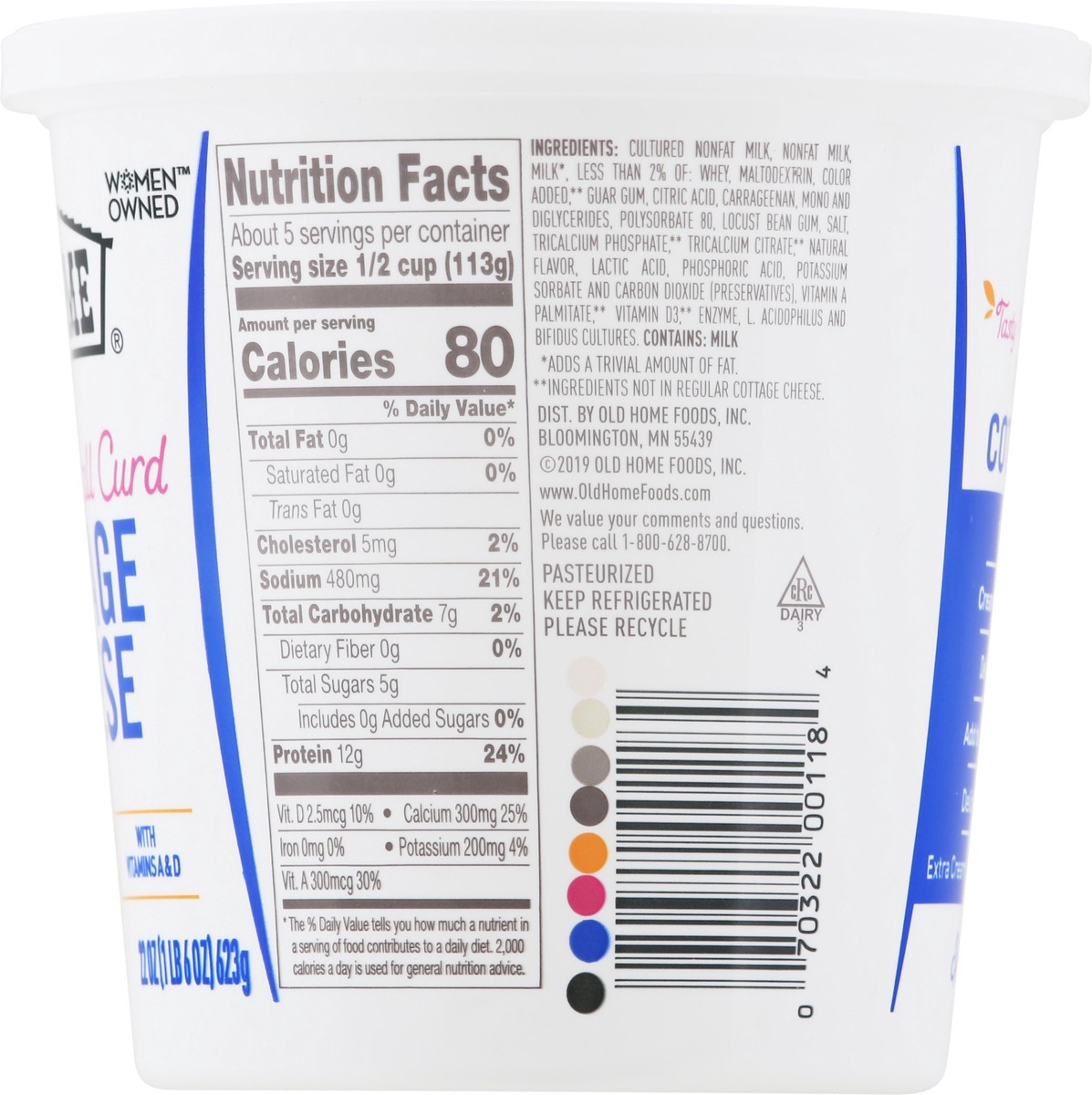 slide 2 of 9, Old Home Nonfat Cottage Cheese,