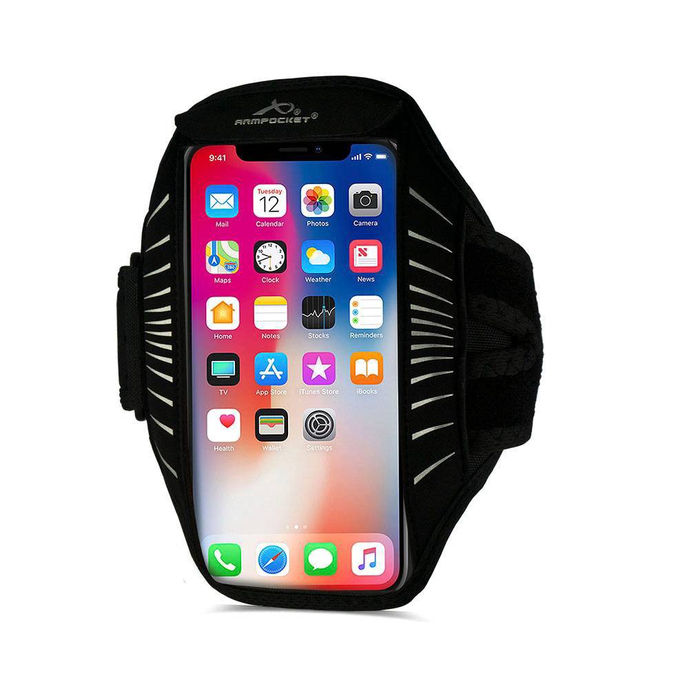 slide 3 of 4, Armpocket Racer Edge Armband (fits up to 6.4" Phone) - Black, 1 ct