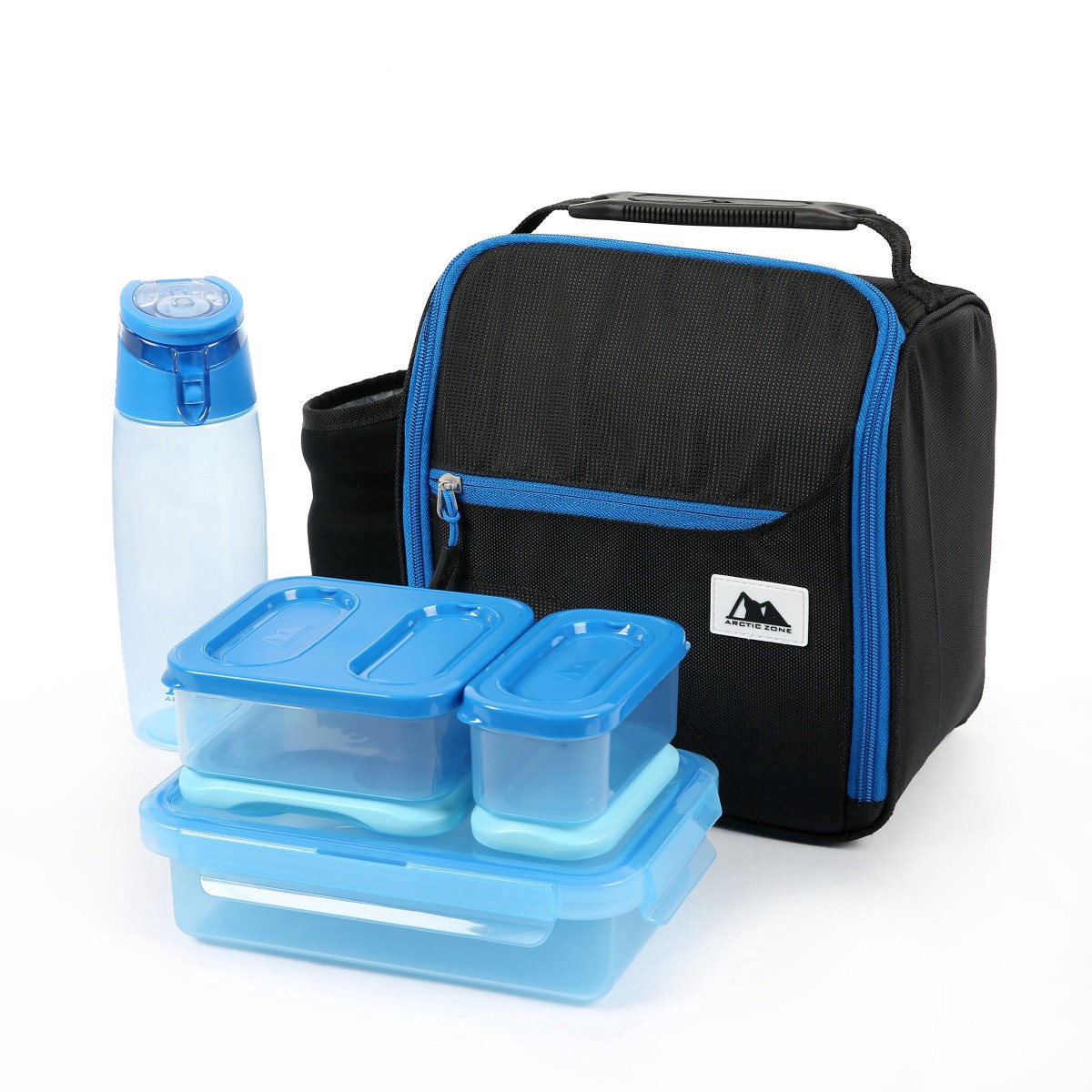 slide 1 of 21, ARCTIC ZONE AZ Meal Prep Lunch KitIncludes: Leak Proof All-In-One Entrée Set w/Microban and Tritan Bottle w/Microban in lid, 8 ct, 650 ml