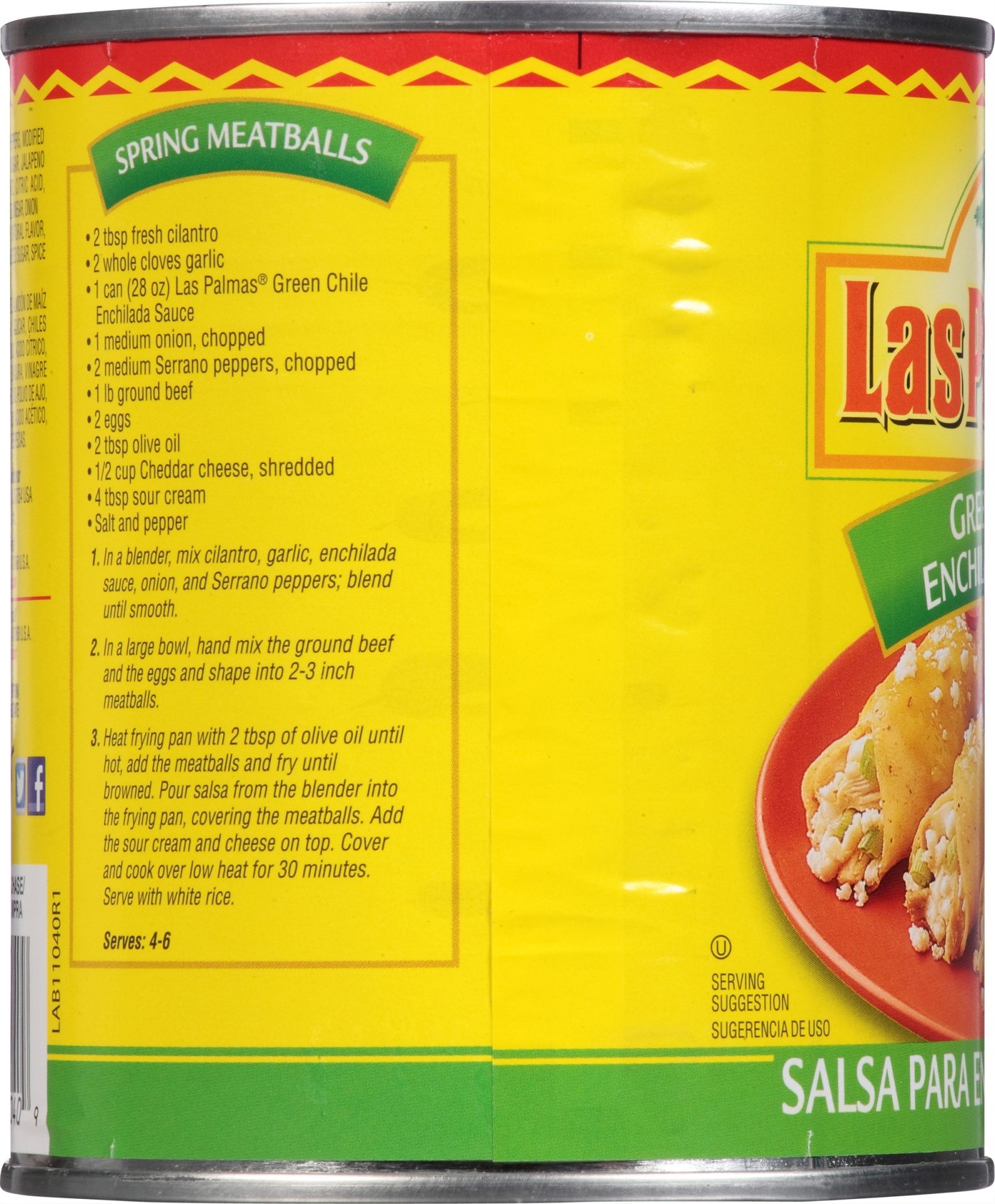 Las Palmas Picante Hot Green Chile Enchilada Sauce 28 oz Shipt