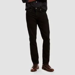 Levi's® Men's 511™ Slim Fit Jeans - Black Denim 34x30: Mid Rise, Stretch, Full Length