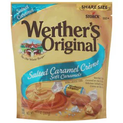 Werther's Original Salted Caramel Creme Soft Caramels Share Size 10.8 oz