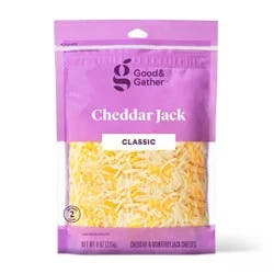 Shredded Cheddar & Monterey Jack Cheese - 8oz - Good & Gather™