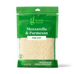 Finely Shredded Mozzarella & Parmesan Cheese - 8oz - Good & Gather™
