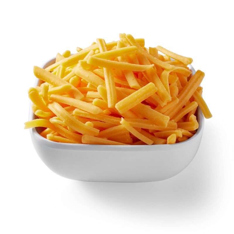 slide 3 of 3, Shredded Sharp Cheddar Cheese - 8oz - Good & Gather™, 8 oz